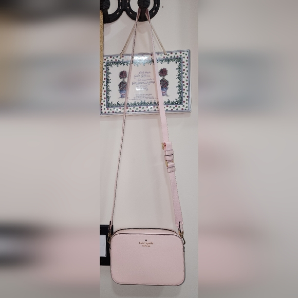 Kate Spade Madison Mini Camera Bag Crossbody Conch Pink nwt - Picture 1 of 10